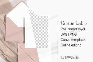 Customizable Card Mockup 5x7 8e b32
