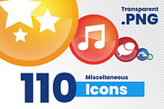 110 Miscellaneous Icons Pack, a Duotone Icon by doghead (Thumbnail 1 of 3)