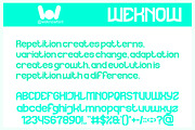 The Rain font, a Sans Serif Font by weknow (Thumbnail 5 of 8)