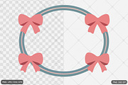 Coquette Frame Clipart Bundle, an Illustration by Actual Pixel (Thumbnail 13 of 26)