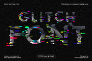 Glitch Font, a Sans Serif Font by Handmadefont (Thumbnail 1 of 10)