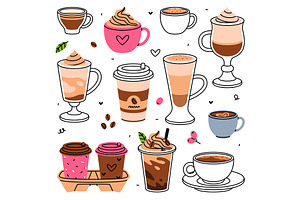 Coffee Aromatic Drink in Cup and, an Illustration by TopVectors