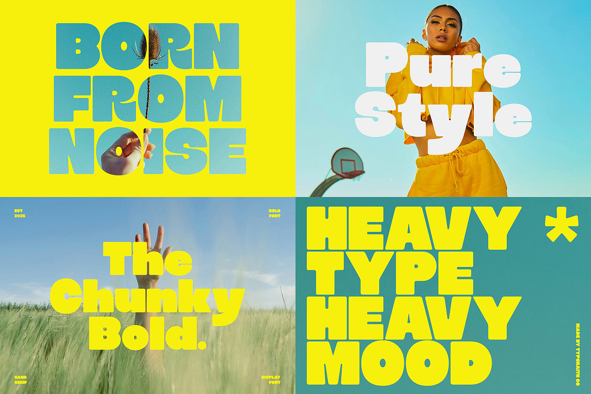 Display Font Bundle, a Sans Serif Font by Typoraith Co (Photo 2 of 12)