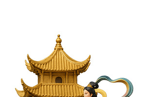 Mid autumn festival figure with trad, an Illustration by Dvoevnore photos