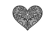 Ornamental Heart Silhouette Bundle, an Illustration by jahid234 (Thumbnail 26 of 31)