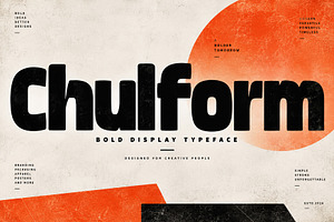 Chulform - Bold Display Typeface