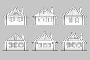 Log houses, an Object Illustration by daseugen (Thumbnail 3 of 5)