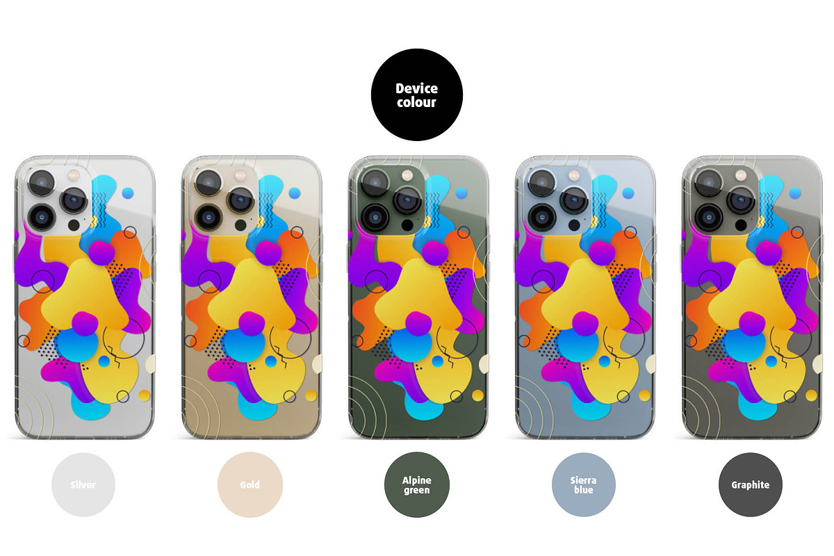 iPhone 13 pro clear/frosted case, an iPhone Mockup by Colatudo Store (Photo 7 of 9)