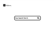 Minimal Logo Searching | mogrt, a Templates & Theme by Gatamotion (Thumbnail 1 of 2)