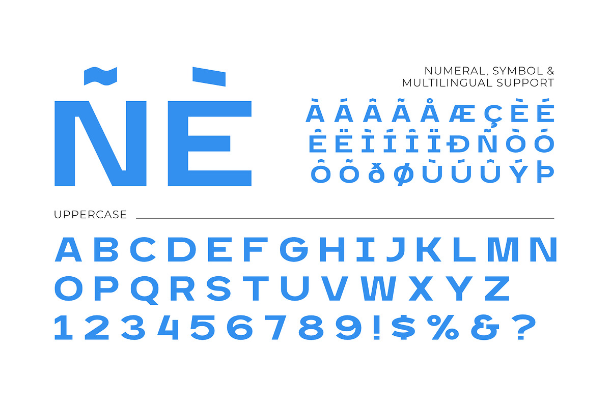 Neomarine - Bold Branding Typeface, a Sans Serif Font by Nocturnal Workspace (Photo 4 of 6)