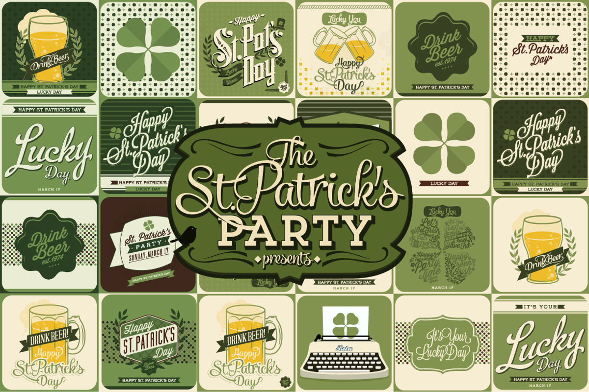 Irish St. Patricks Day huge pack!, a Decorative Illustration by Noka Studio (Photo 2 of 5)