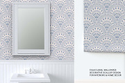 Folk Scallop Floral Vector Patterns, a Pattern Graphic by Irina Ostapenko (Thumbnail 3 of 5)