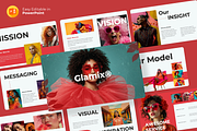 Fashion Glamix PowerPoint Template, a Presentation Template by Premast (Thumbnail 1 of 4)