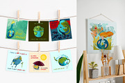 In Eco Love with Earth. Vector set, an Education Illustration by Shusha Guna Art (Thumbnail 6 of 14)