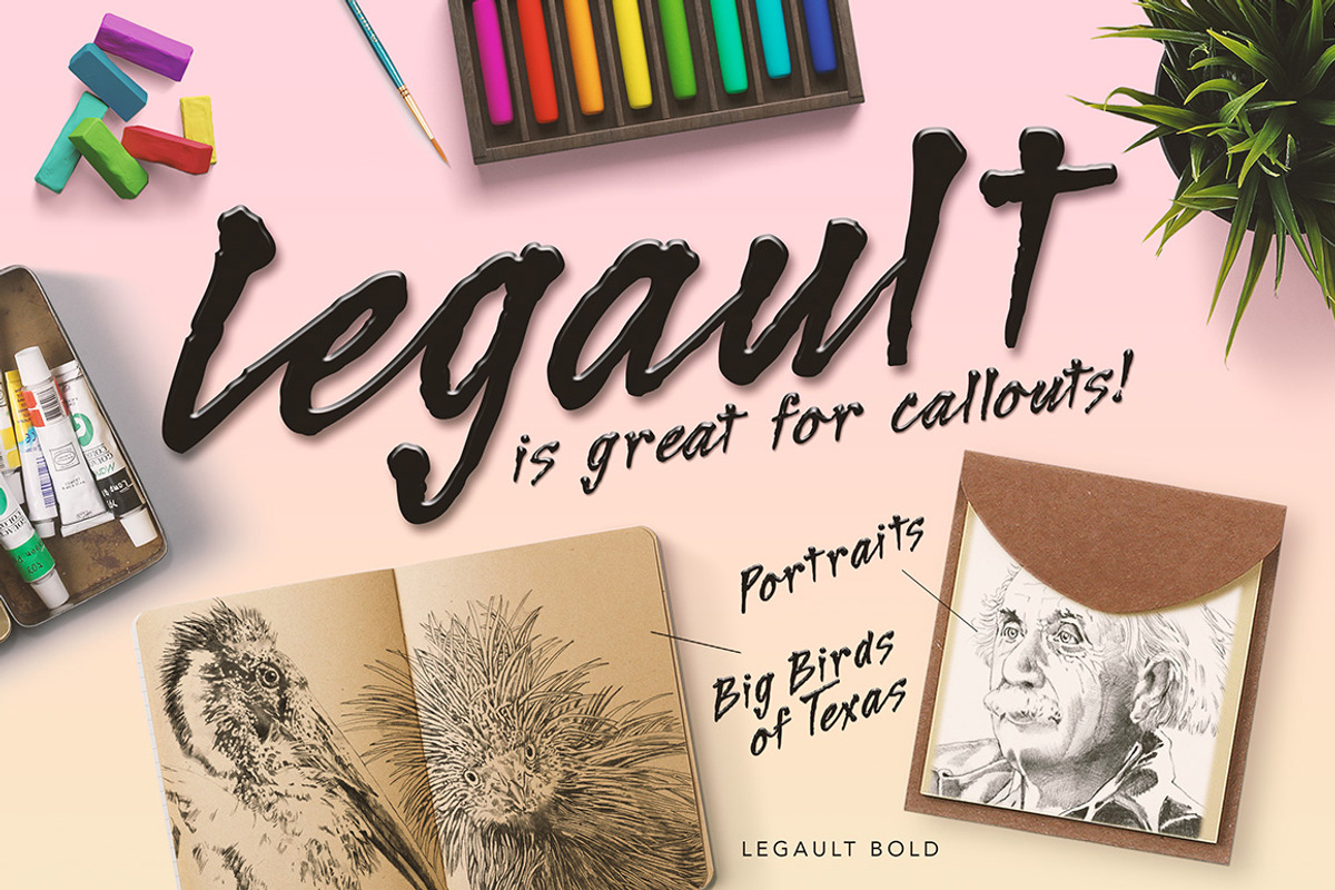 Legault Font Family, a Script Font by The Thrill of Design (Photo 9 of 12)