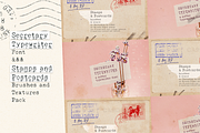 Secretary Typewriter & Texture pack, a Serif Font by Ana's Fonts (Thumbnail 1 of 11)