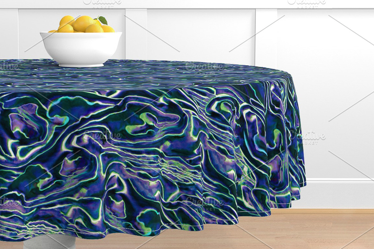 Black Pearl Abalone Seamless Pattern, a Pattern Graphic by PATTERNBASE (Photo 4 of 5)
