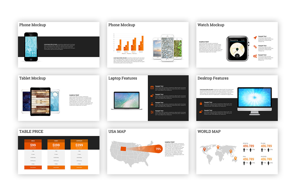 Kara - PowerPoint Template, a Presentation Template by everslide (Photo 8 of 8)