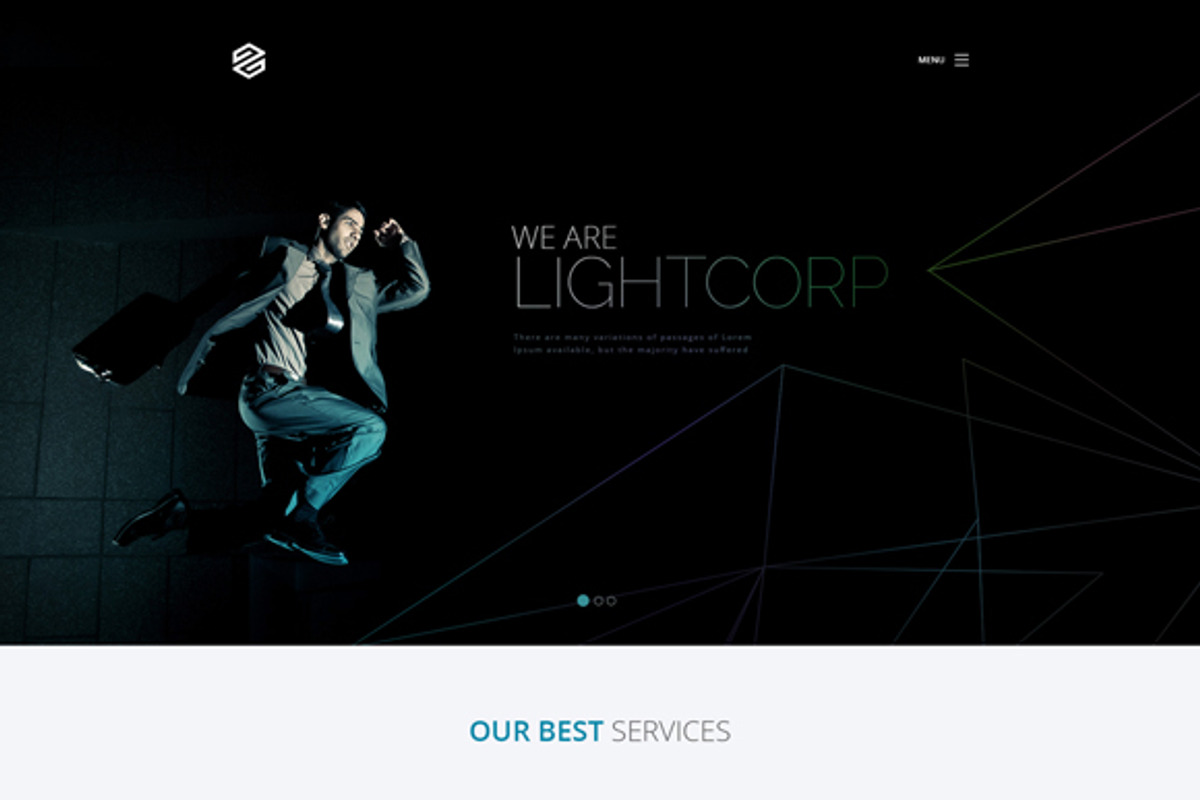 Lightcorp | Multipurpose PSD Templat, a Websites & App Template by 0effortthemes (Photo 3 of 3)