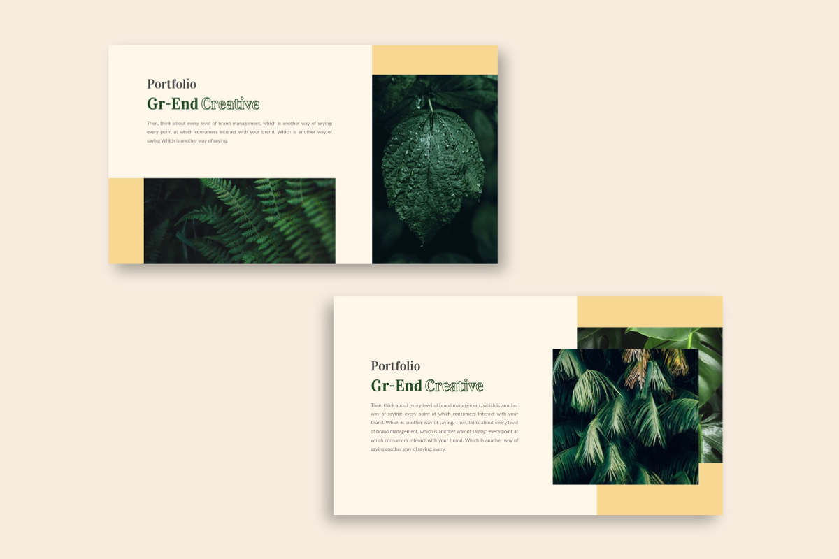 Gr-end Creative Google Slide, a Presentation Template by Inkofert (Photo 1 of 6)