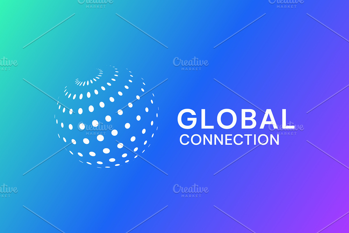 Global Connection Tech Logo, a Branding & Logo Template by Signatoro (Photo 3 of 3)