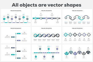 Timelines Infographic Presentations