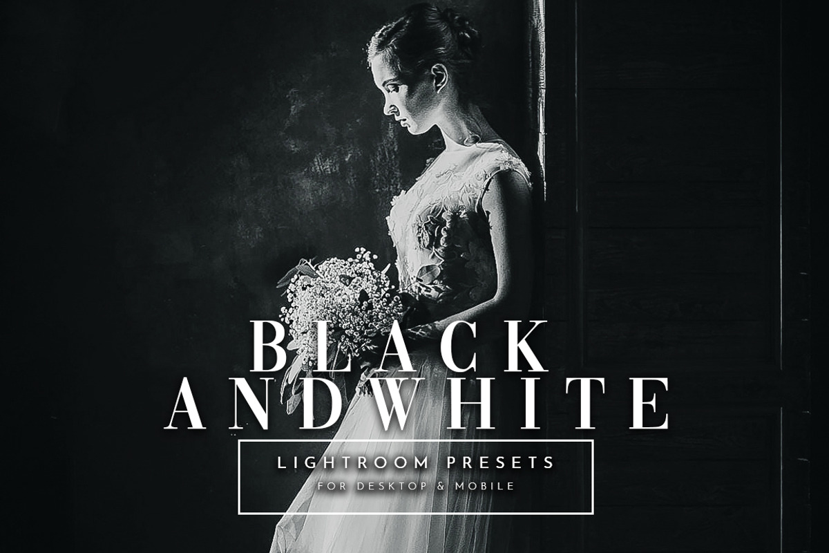 Black&White Lightroom Presets Pack, an Action Add-On by PixelHive Pro (Photo 1 of 17)