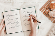 Flumtips Noulevia – Chic Calligraphy, a Script Font by Storytype Studio (Thumbnail 4 of 15)