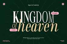 TRT Kingdom Heaven Serif Family
