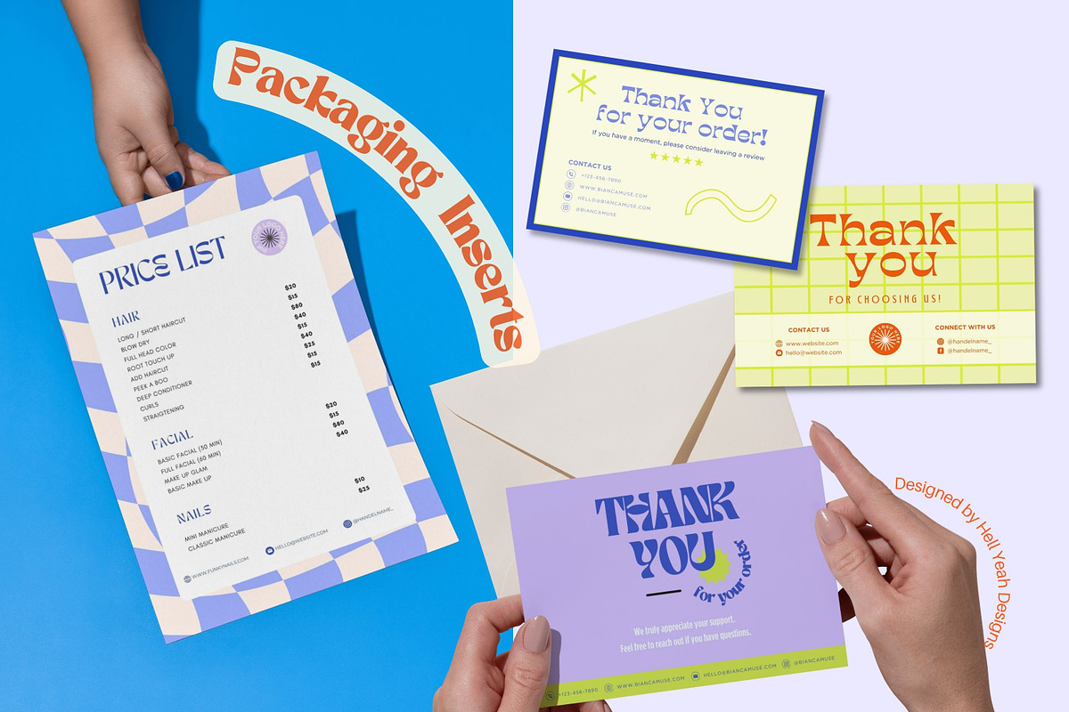 Funky & Vibin Branding Starter Kit, a Branding & Logo Template by Hell Yeah Designs (Photo 8 of 16)