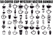 Coffee Cup Mystery Vector Bundle, an Illustration by Designs_River (Thumbnail 1 of 51)