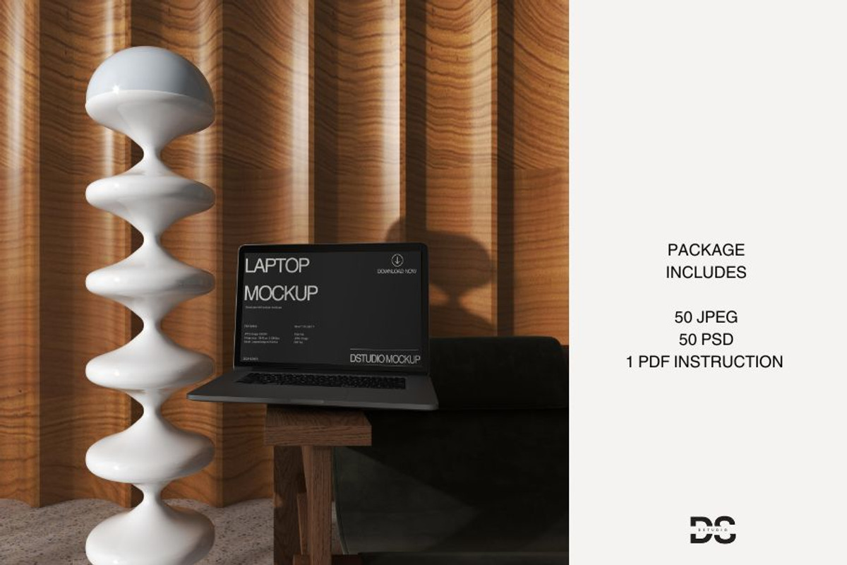 50 Bundle Laptop Mockups, a Mac Mockup by DSTUDIO888 (Photo 3 of 3)