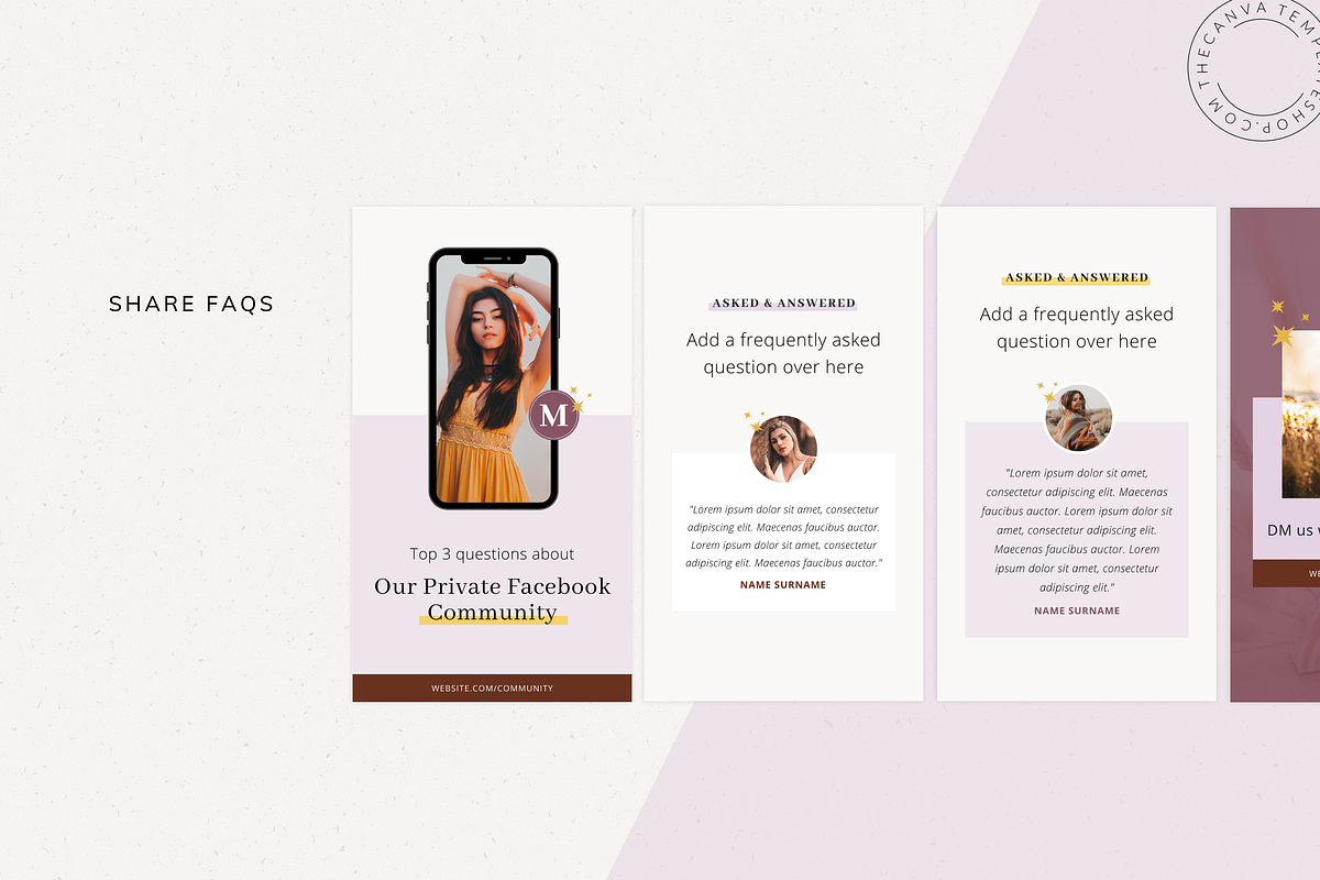 Melanie Reels Canva Templates, a Social Media Template by The Canva Template Shop (Photo 4 of 7)