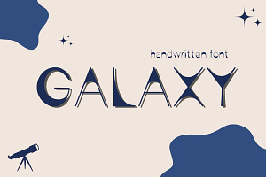 Galaxy Handwriting Font