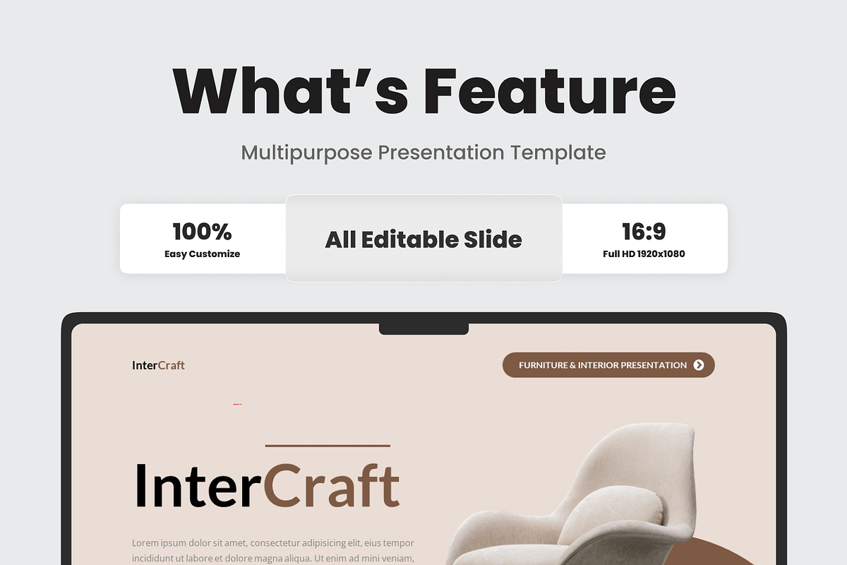 Interior & Furniture Keynote, a Presentation Template by SquidPixey (Photo 2 of 6)