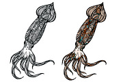 Animals in zentangle doodle style, an Illustration by Tierre3012 (Thumbnail 18 of 23)