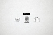 60 Summer Icons, Beach Icons Holiday, an Icon by Hatch Design Workshop (Thumbnail 9 of 10)