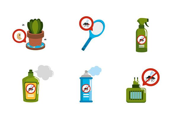Dengue Control Tool Illustration Set preview 2