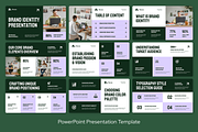 Green Purple Brand Identity, a Presentation Template by Sixtemp (Thumbnail 2 of 3)
