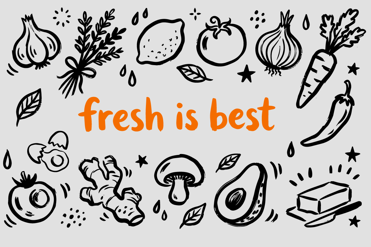 Food & Kitchen Hand-Drawn Doodle, a Food Illustration by Huza Studio (Photo 9 of 10)