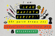 Leah Gaviota Script, a Script Font by BlueRobinDesignShop (Thumbnail 13 of 18)