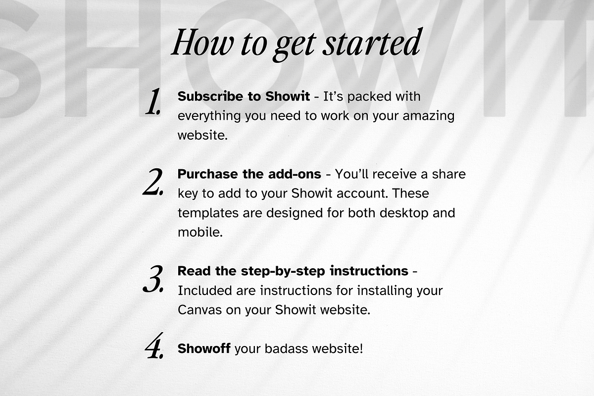 6 Showit Gallery Add-Ons, a Websites & App Template by Amanda Pena Design (Photo 10 of 10)