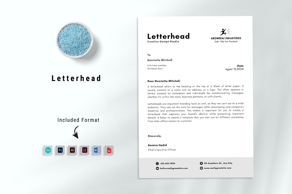 Invoice - Letterhead - Proposal, a Stationery Template by MNT-Creator (Photo 3 of 6)