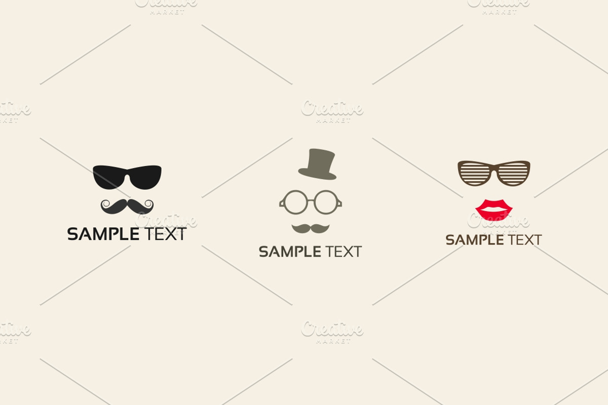 Face logo, a Branding & Logo Template by Vector