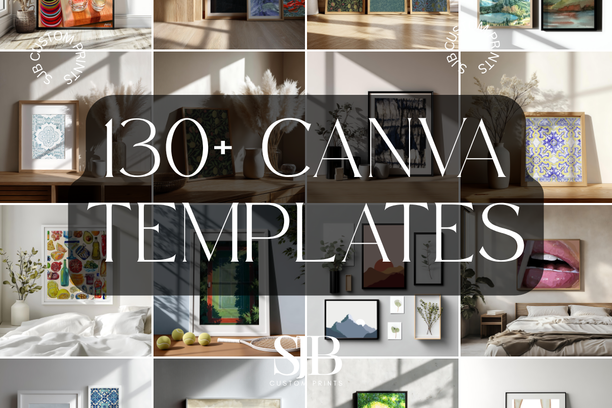 Canva Frame Mockups with Shadows, a Mockup by SJB Custom Prints (Photo 2 of 7)