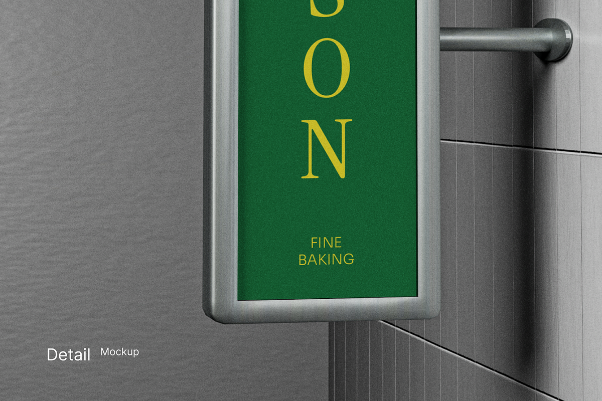 Vertical Signage Mockup, an Advertising Mockup by Fourshape (Photo 4 of 4)