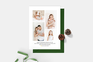 Christmas Card Template CD135