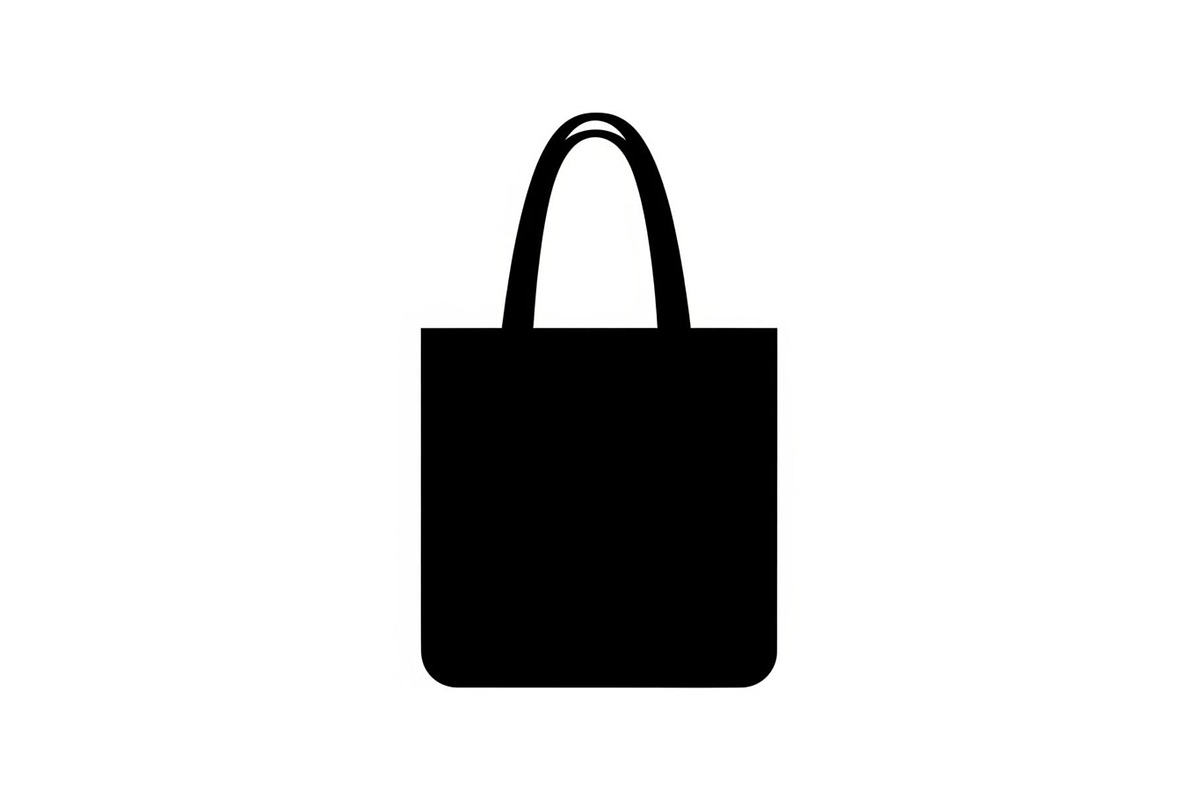 Reusable Tote Bag Minimal Silhouette, an Illustration by musafir_fashion (Photo 6 of 14)