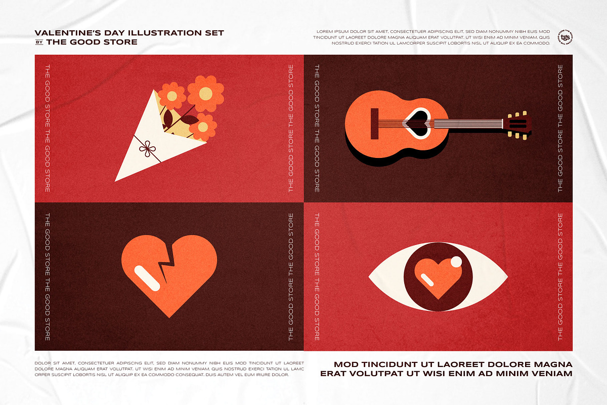 Valentine’s Day Illustration Set, an Object Graphic by The Good Store (Photo 4 of 8)