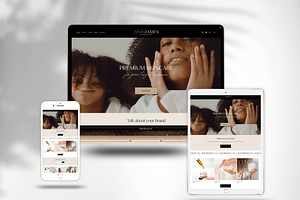 Boho Squarespace Website Template